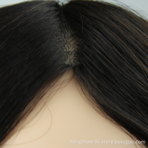 factory wholesales100% human hair hairdressing salon female training head